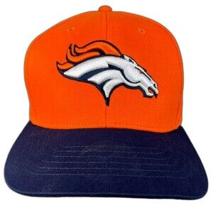 NFL Denver Broncos Team Apparel Youth Adjustable Baseball Hat Orange Blue
